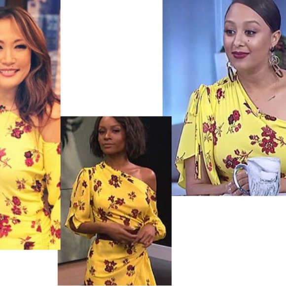 A.L.C. Florence One-Shoulder Ruched Ruffled Dress - Picture 3 of 14